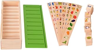 Montessori Wooden Multi-Function Knowledge Classification Box Digital Shape Fruit Animal Pattern Pairing Educational Toys
