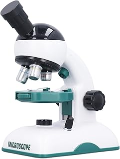 Digital Microscope Kids Microscope Kit 1200X Monocular Compound Microscopes LED Illumination for Students School Home Education