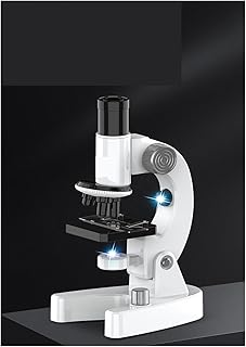 Digital Microscope Portable Kids Microscope Kit 400X-1200X Magnification Dual Light Source LED Lights, for Science Educational