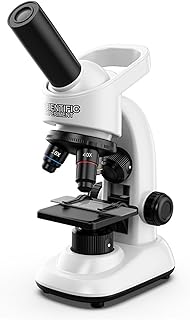 Digital Microscope Microscope Kit for Kids Portable Monocular Microscopes 40X-1600X Magnification and Various Operating Tools