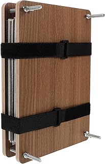 HEANUJJ Wooden Flower Pressing Tool and DIY Flower Craft Kit for Adults Medium Size 19x26cm for Botanical Specimen and Floral Arrangement Projects