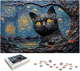 Animal Puzzle 2000 Pieces, Starry Night Puzzles for Adults 2000 Pieces, Wooden Puzzle for Adults, Jigsaw Puzzles with Exquisite Packaging Box, Challenging Game for Families, Gifts for Women/Men, -7009