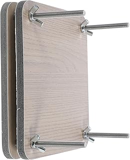 Alasum Mini Flower Press Kit 15x15cm Dried Flower Pressing Tool DIY Plant Specimen Press Set for Crafting and Preservation