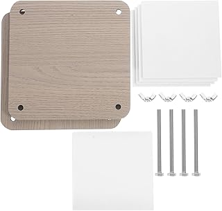 SUPVOX Mini Flower Pressing Kit 15x15cm for Plant and Leaf Pressing DIY, Wooden Flowers Press Accessory for Crafting and Preserving Botanical Specimens, Suitable for Arts and Nature