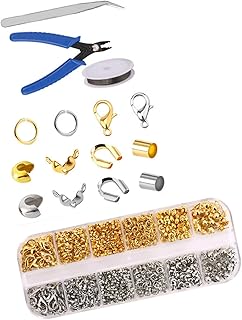 Electroplated Craft Jewelry Spacers with 12 and 24 Hole Options Alignment Beads Positioning Beads for Beading Metal Bead Spacer Set