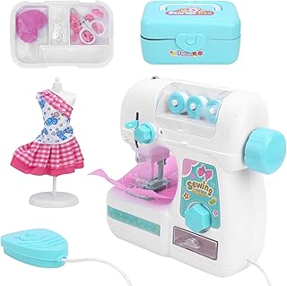 Acouto S Sewing Machine Kit, Electric Toy for Clothing and Crafts - Kids
