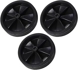 Milisten Universal Training Wheels 3 Pairs Black Sturdy Rubber Bike Stabilizer Wheels for Boys and ’s Bicycle Support for Outdoor Cycling