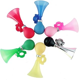 Balance Auxiliary Wheels and Mute Training Cycling Wheels for Bike 12-20 Inch with Bracket and 2 Random Air Pressure Horns, Suitable for Boys and Bike Stabilizer Random Color