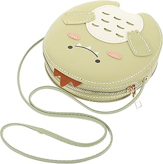 Toyvian DIY Pu Leather Bag Making Kit with Chain Accessories, Handmade Shoulder Bag Craft Set for Women, Green Crossbody Purse Material for Fashion Tote Crafting